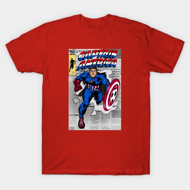 Captain Christian Pulisic T-Shirt by blakely737